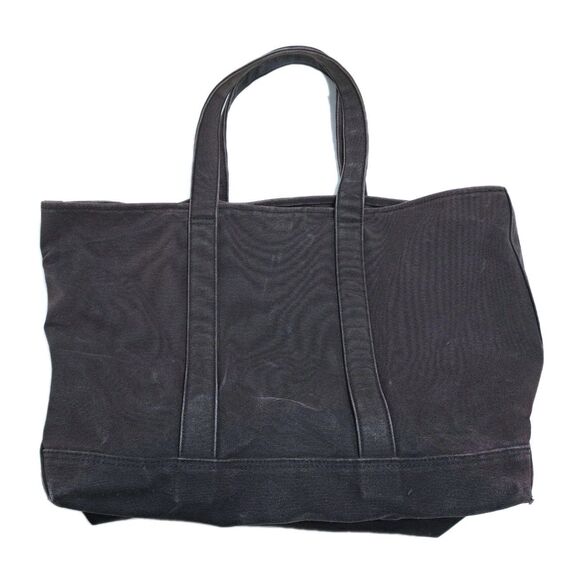 Vintage Polo Ralph Lauren Boat Tote  Canvas Heavy Duty Bag Brown Red Distressed - Picture 6 of 9